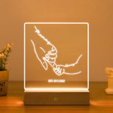 Personalised Acrylic Night Light Grandma Bedside LED Lamp By KreateSquare for Best Mum Mother’s Day Birthday Gift