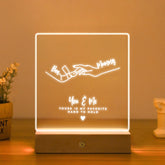 Custom Night LED Light Mom Bedside Lamp By KreateSquare for Best Mum Mother’s Day Birthday Gift